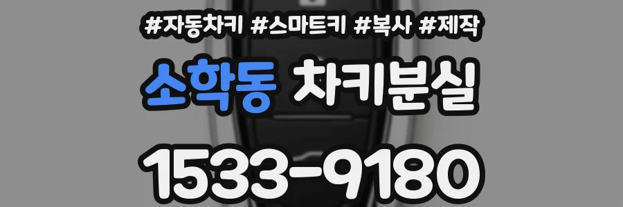소학동 차키분실