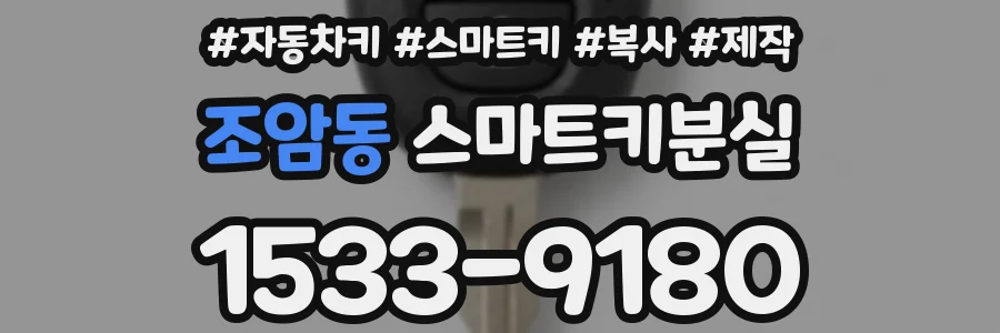 조암동 스마트키분실