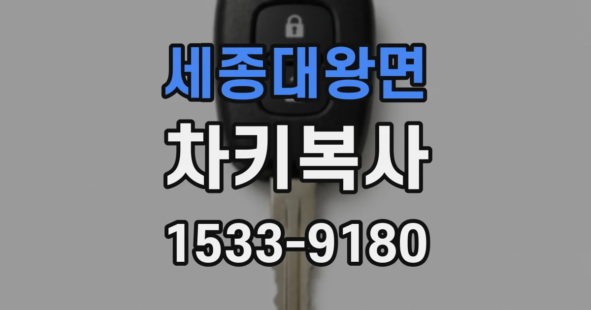 세종대왕면 차키복사