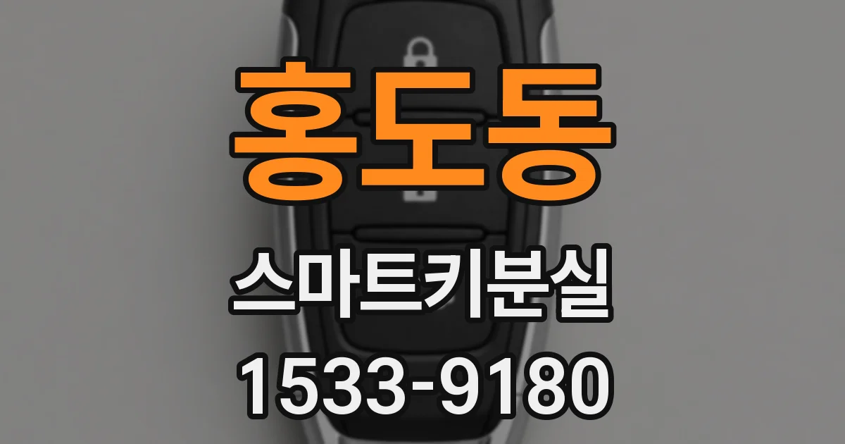 홍도동 스마트키분실