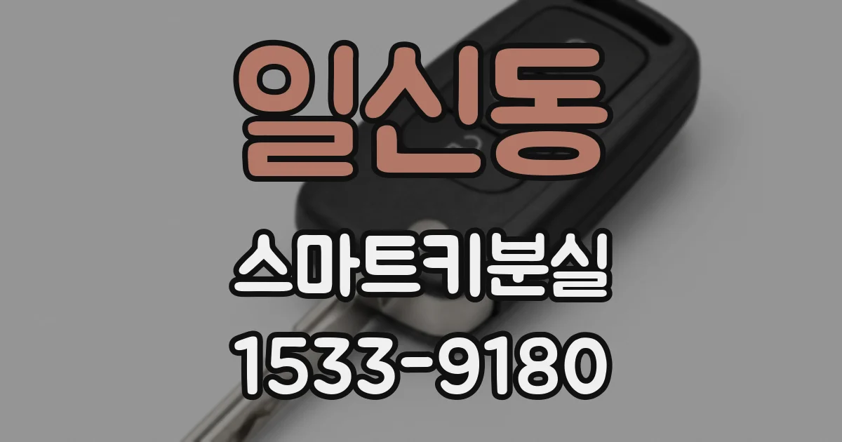 일신동 스마트키분실