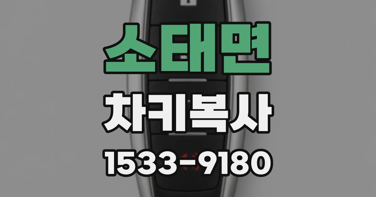 소태면 차키복사