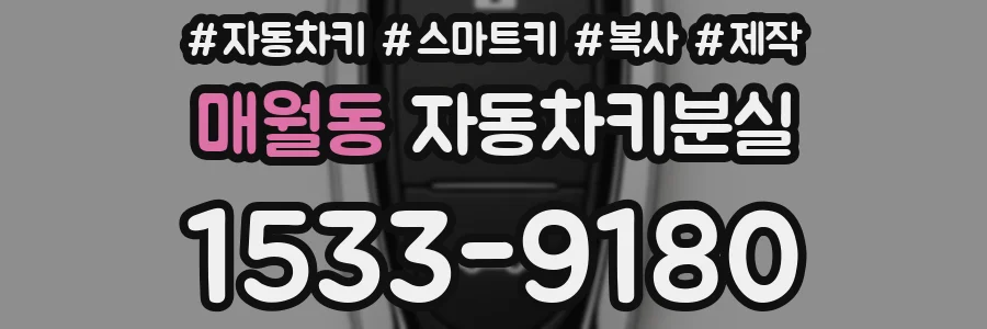 매월동 자동차키분실