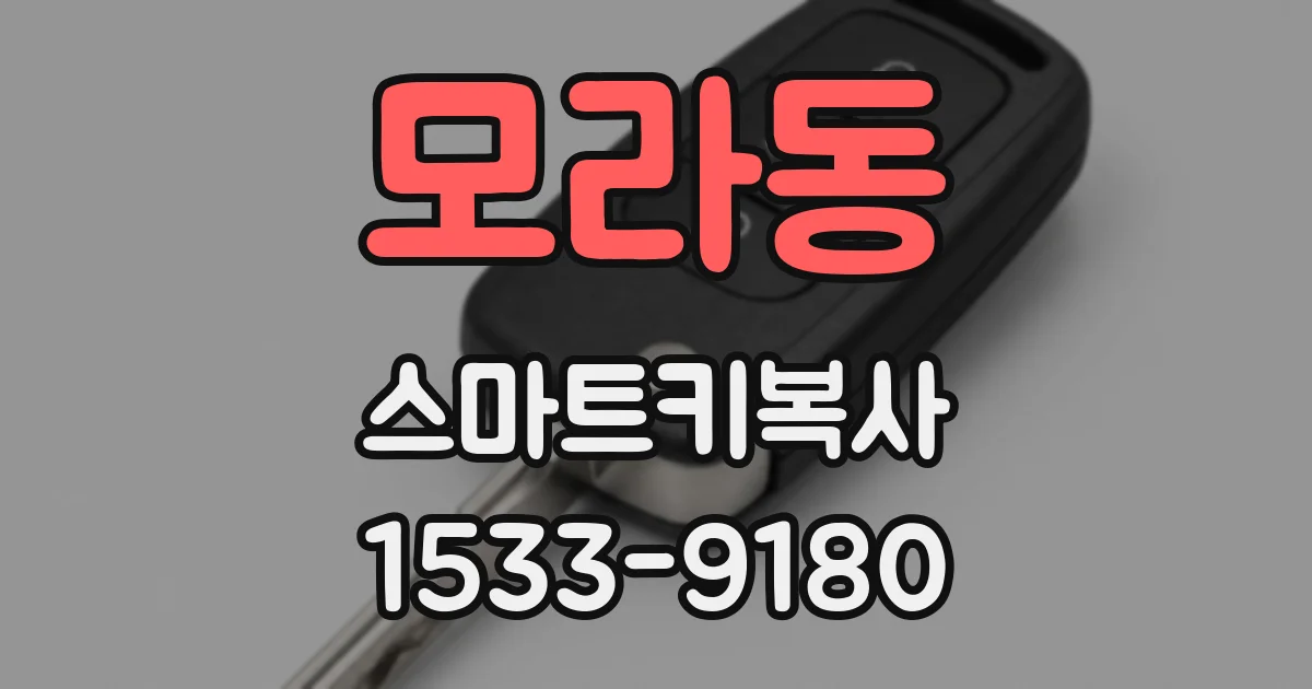 모라동 스마트키복사
