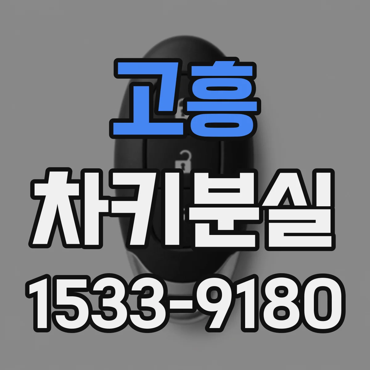 고흥 차키분실