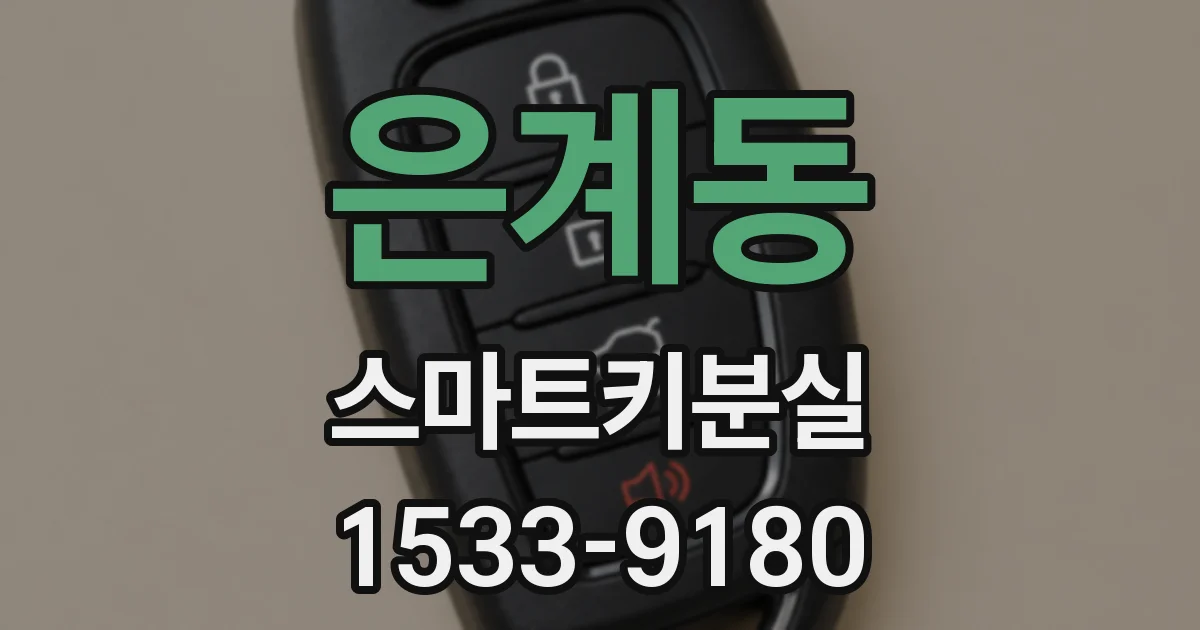 은계동 스마트키분실