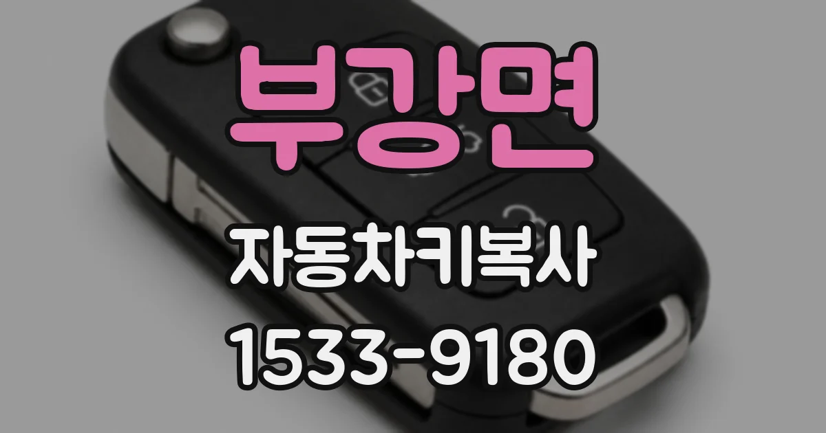 부강면 자동차키복사