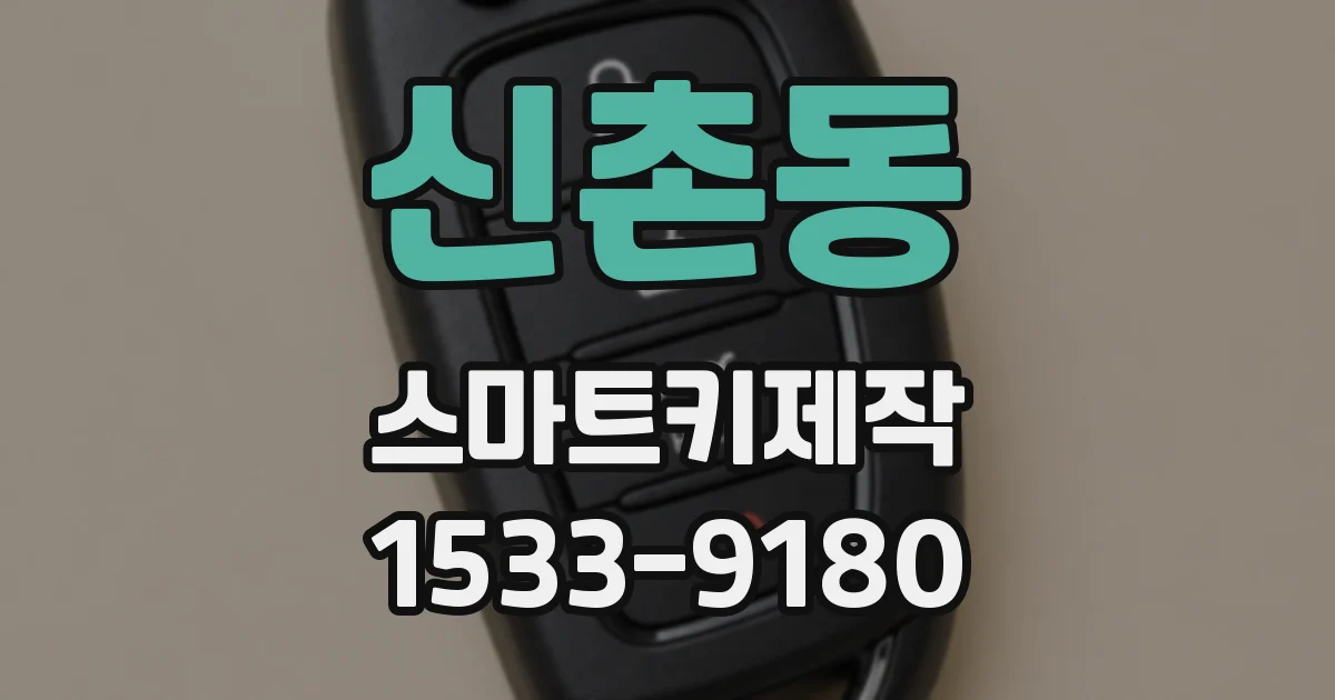 신촌동 스마트키제작