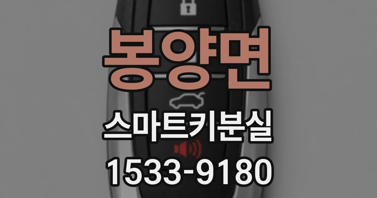 봉양면 스마트키분실