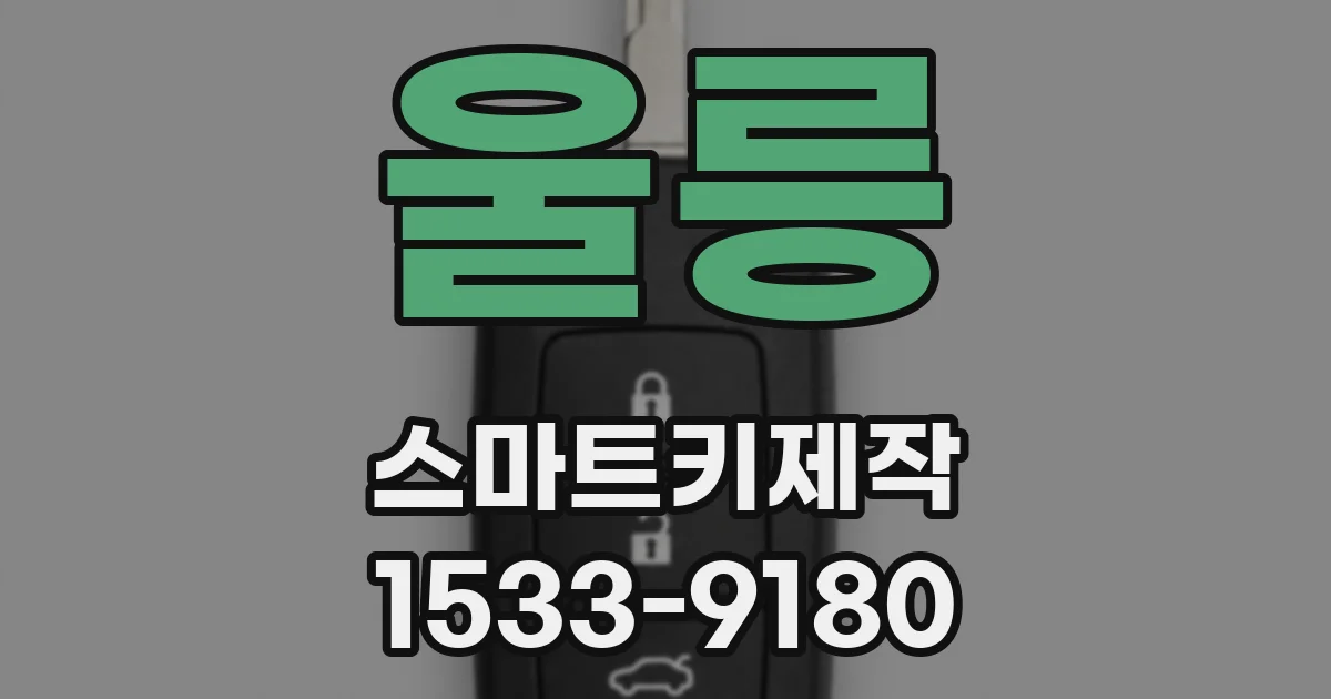 울릉 스마트키제작