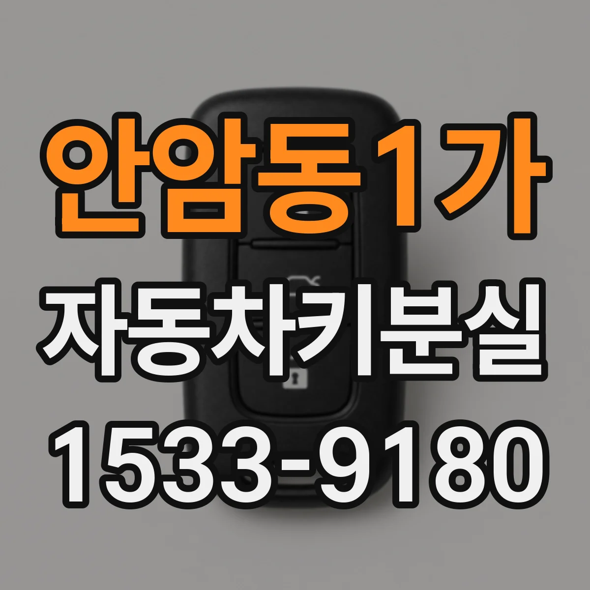 안암동1가 자동차키분실