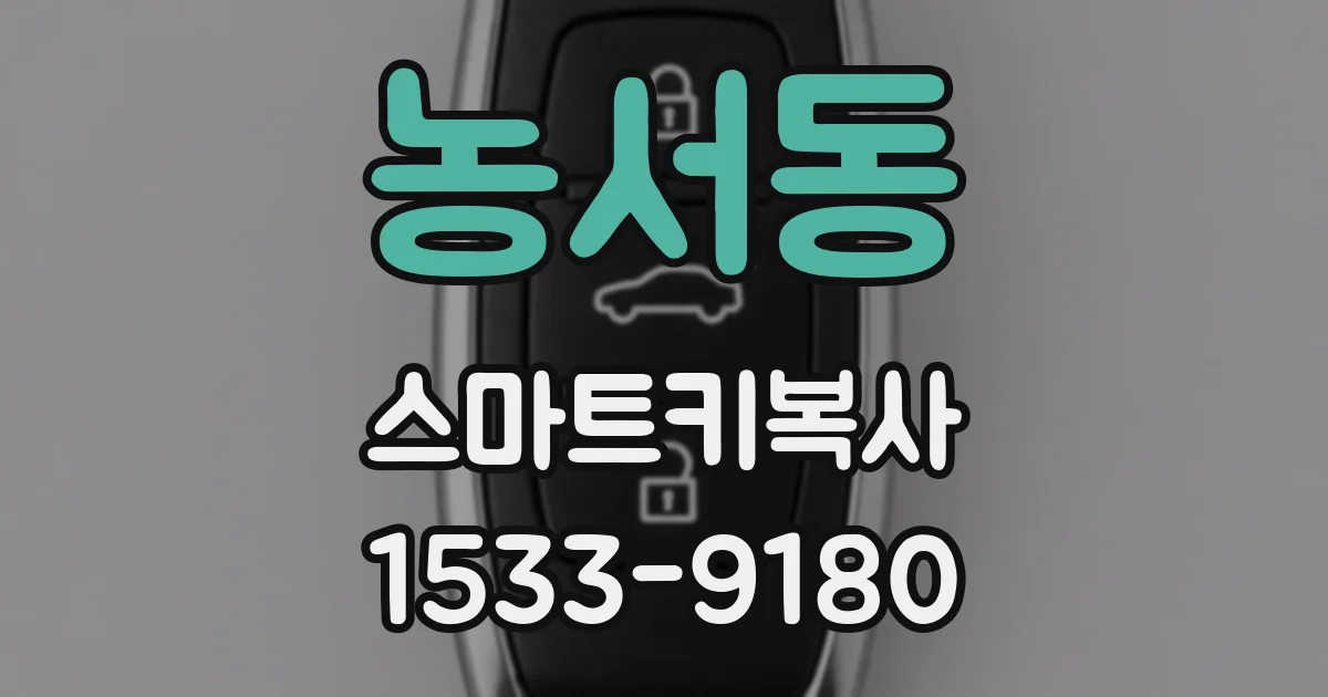 농서동 스마트키복사
