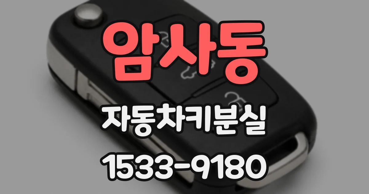 암사동 자동차키분실