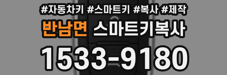 반남면 스마트키복사