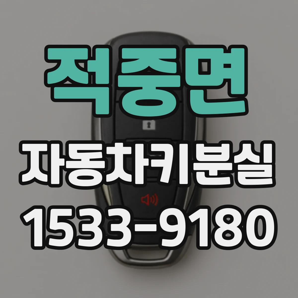 적중면 자동차키분실