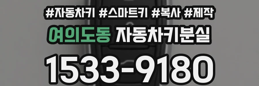 여의도동 자동차키분실