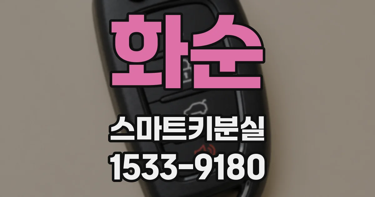 화순 스마트키분실