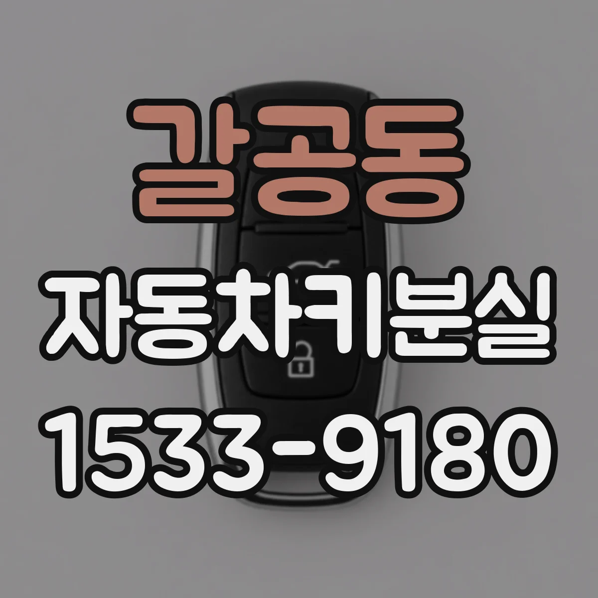 갈공동 자동차키분실