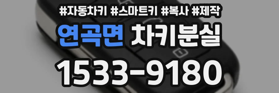 연곡면 차키분실