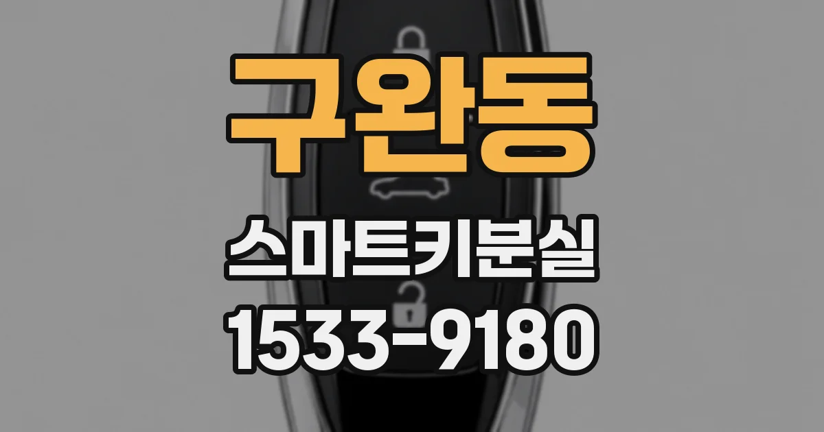 구완동 스마트키분실