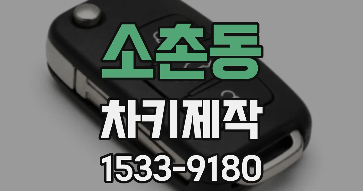 소촌동 차키제작