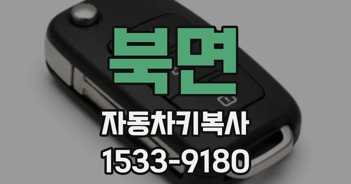 북면 자동차키복사