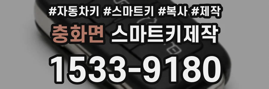 충화면 스마트키제작