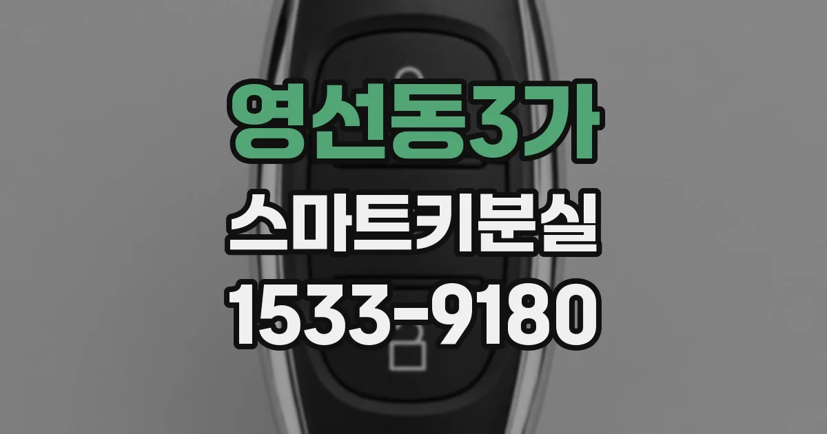 영선동3가 스마트키분실