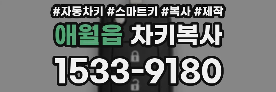 애월읍 차키복사