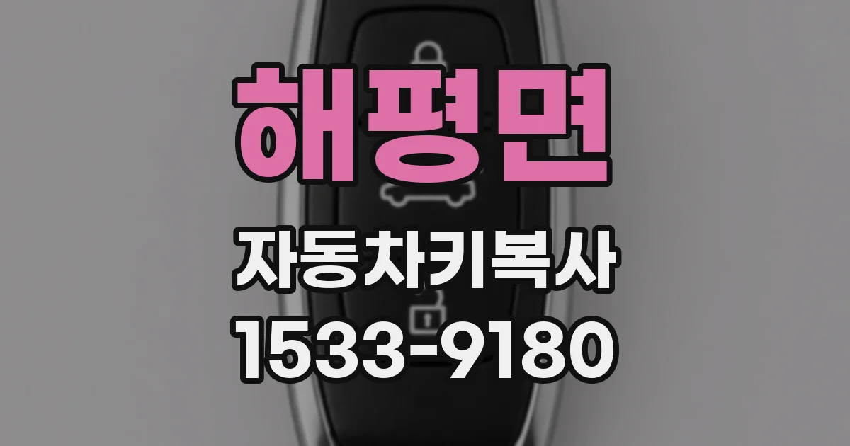 해평면 자동차키복사