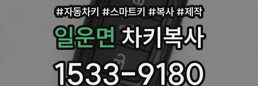 일운면 차키복사