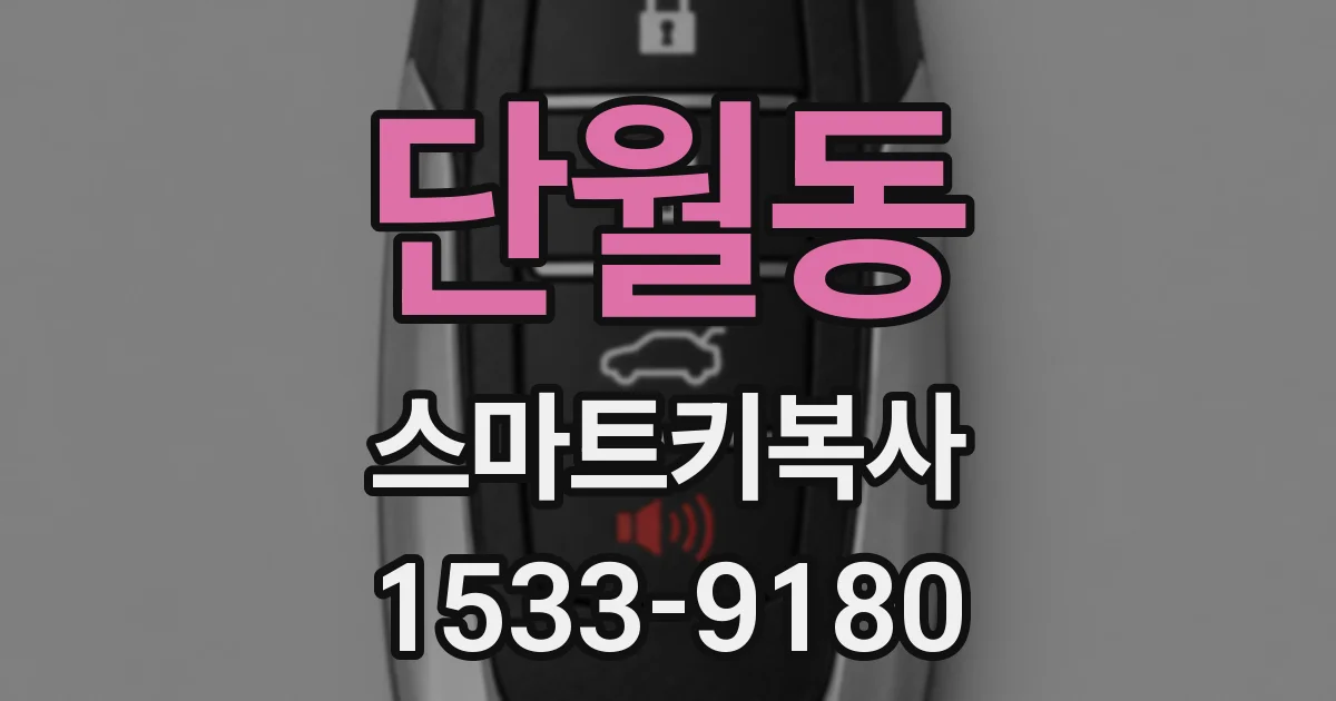 단월동 스마트키복사