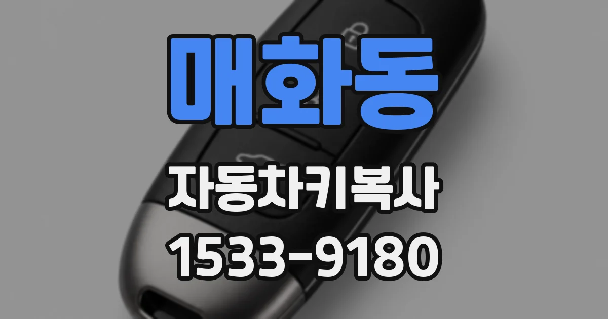 매화동 자동차키복사
