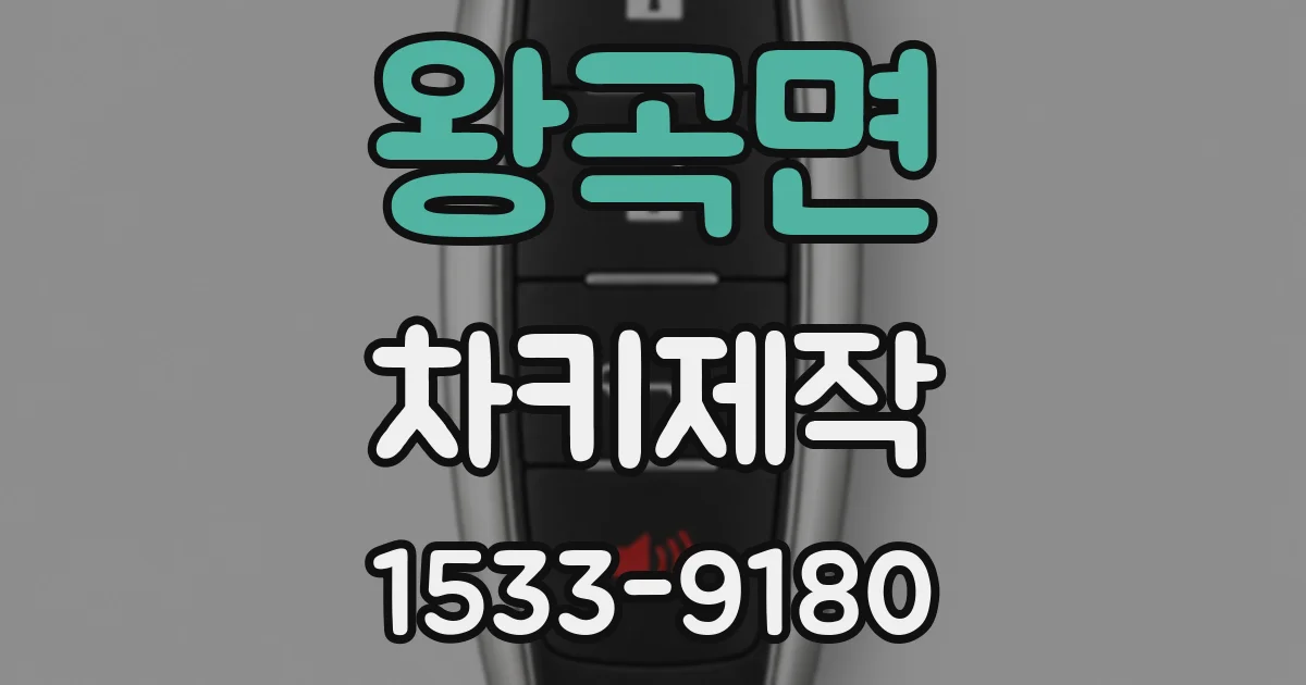 왕곡면 차키제작