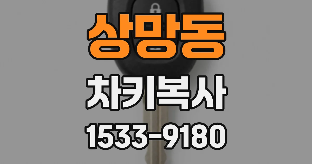 상망동 차키복사