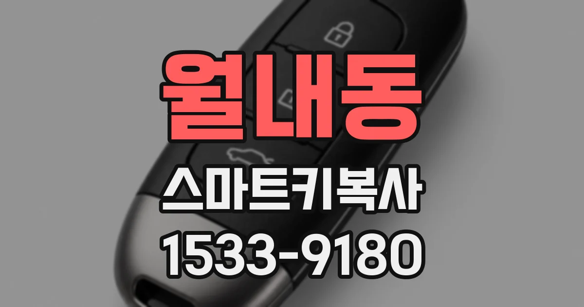 월내동 스마트키복사