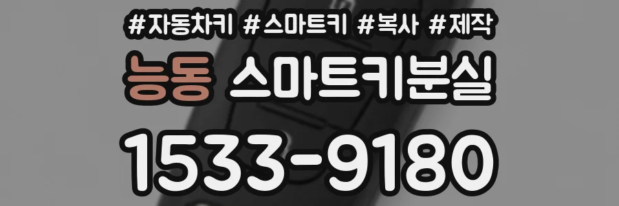 능동 스마트키분실