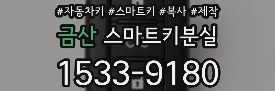 금산 스마트키분실