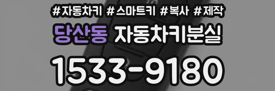 당산동 자동차키분실