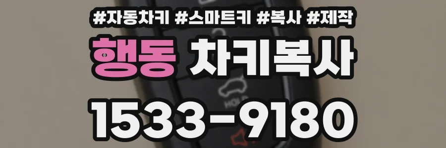 행동 차키복사