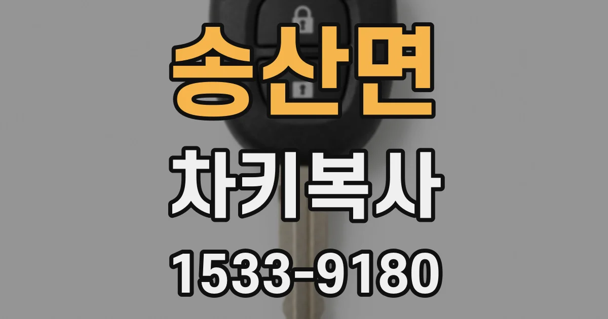 송산면 차키복사