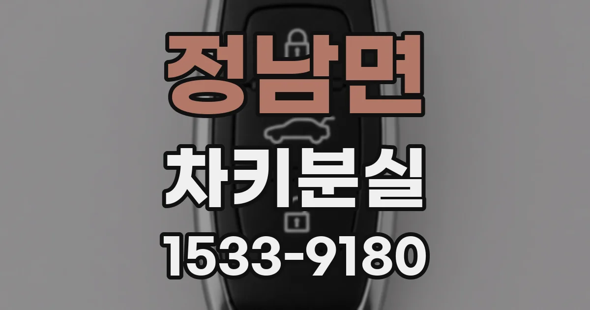 정남면 차키분실