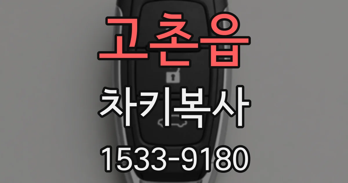 고촌읍 차키복사