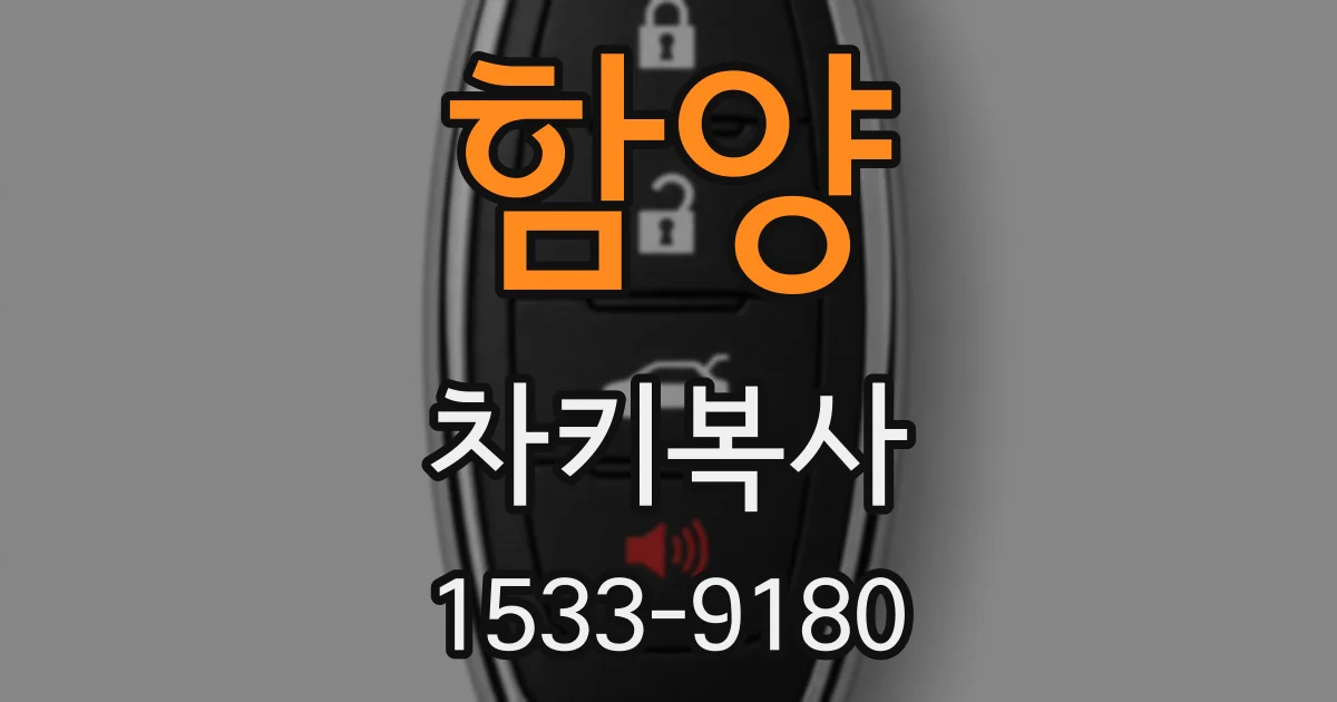 함양 차키복사
