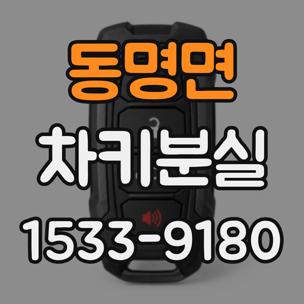 동명면 차키분실