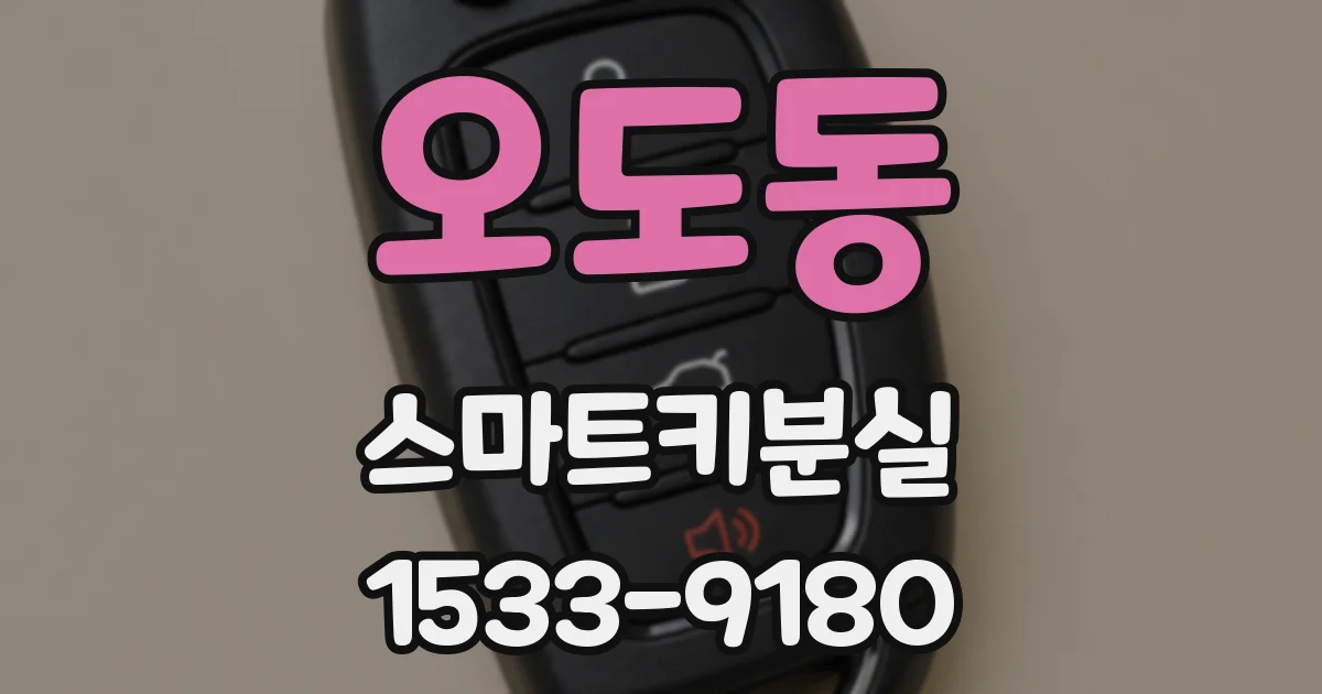 오도동 스마트키분실