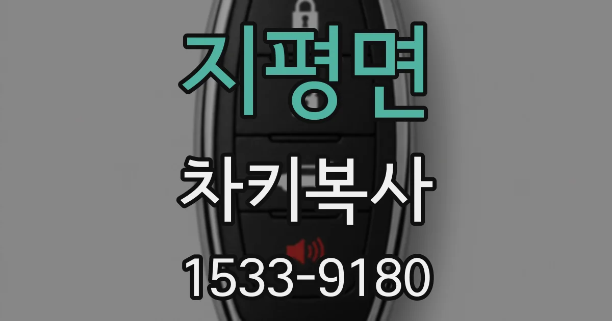 지평면 차키복사