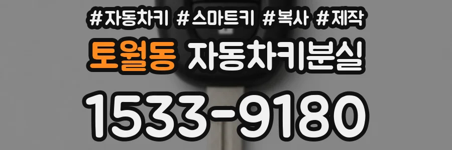 토월동 자동차키분실