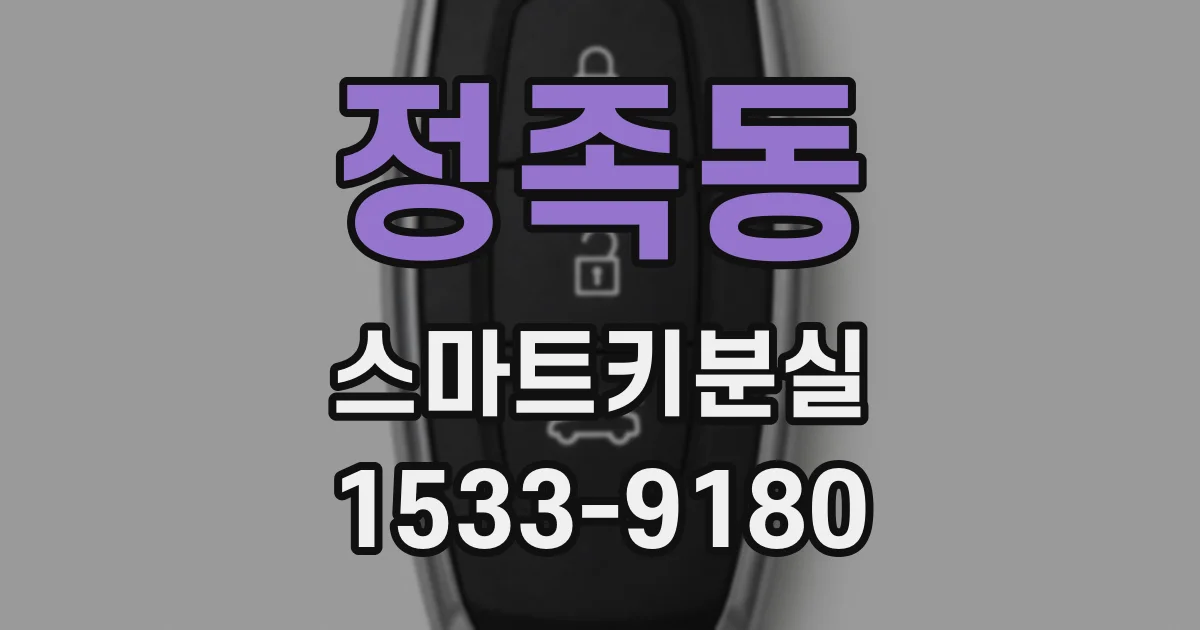 정족동 스마트키분실