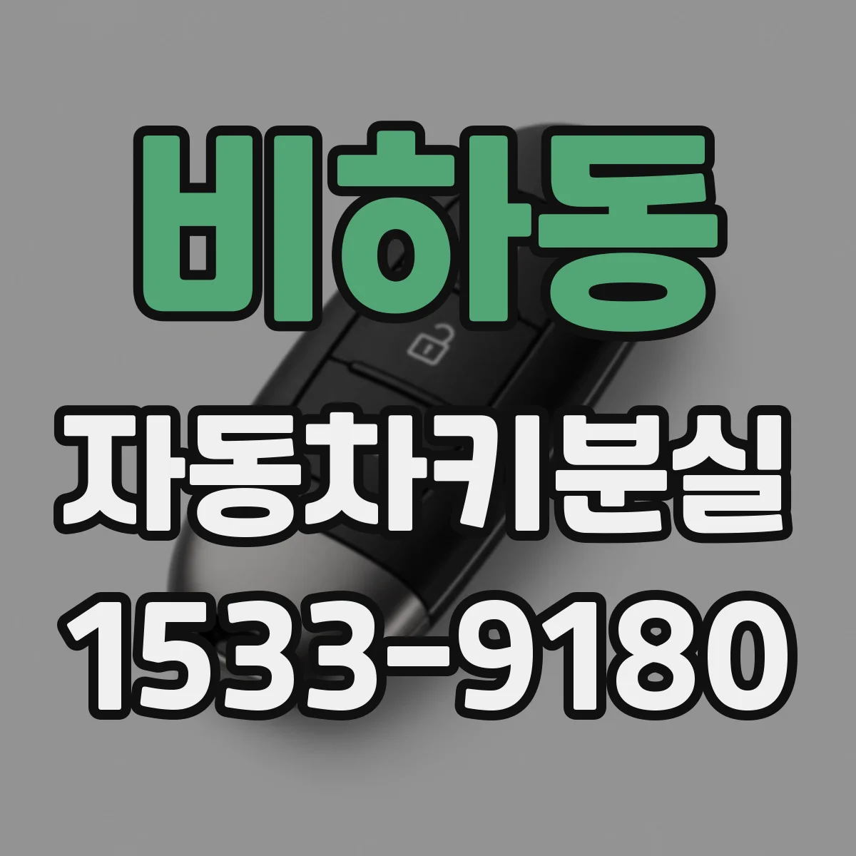 비하동 자동차키분실